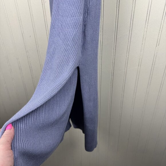 Freshman 1996 Ribbed Dress Women's Size Small in a Periwinkle Color Back Design - Picture 5 of 9
